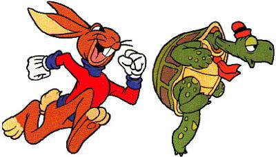 The hare and the turtle